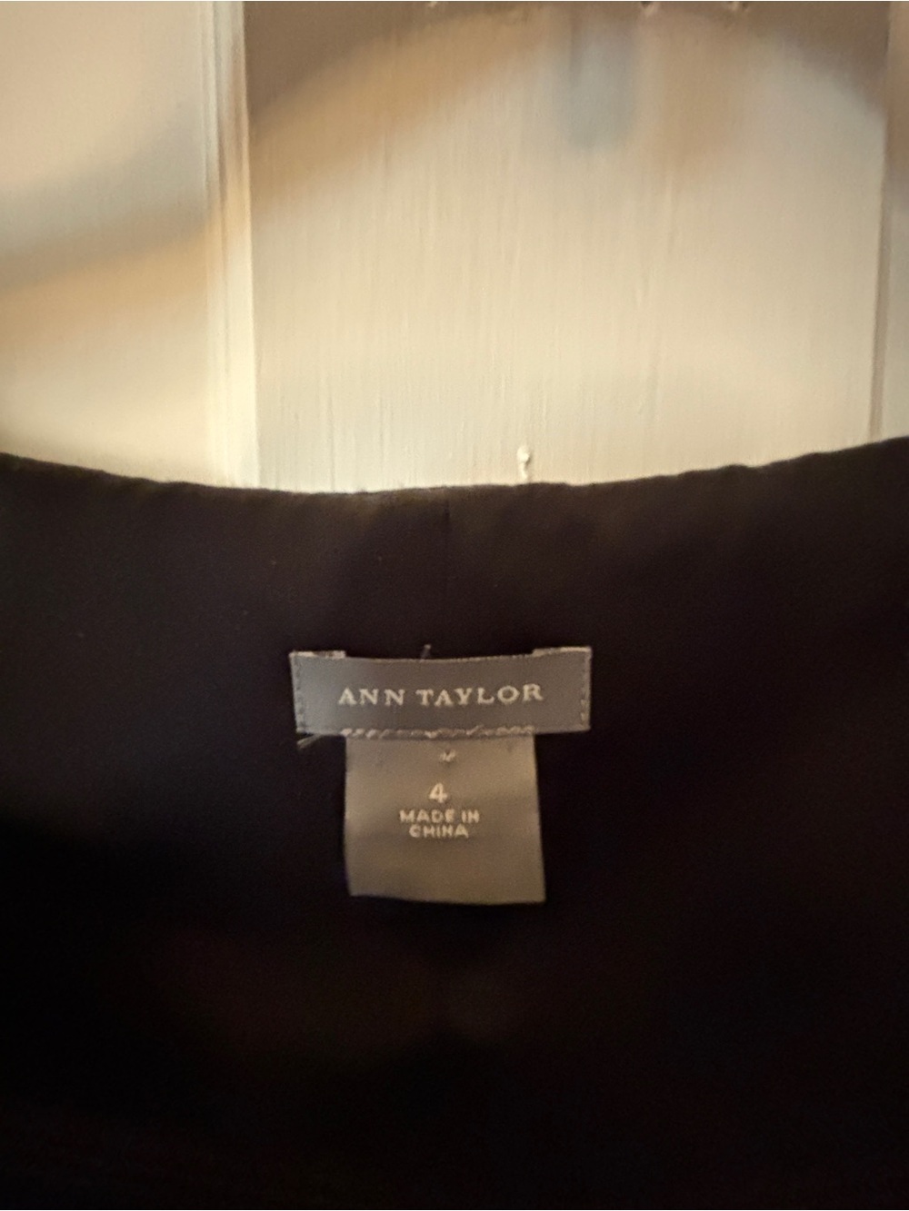 Ann Taylor Black Cocktail Dress